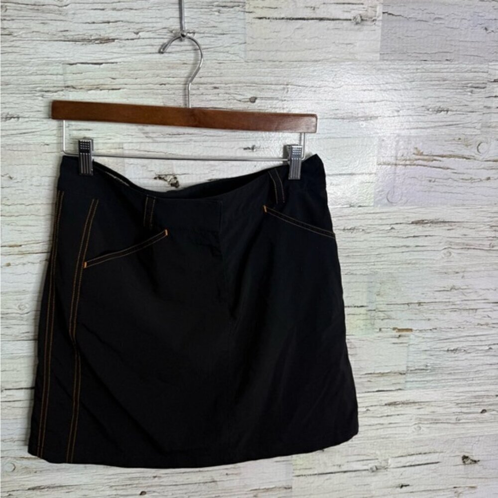 Cutter & Buck Annika black orange Golf Skort Size 6 Pockets Athletic Casual